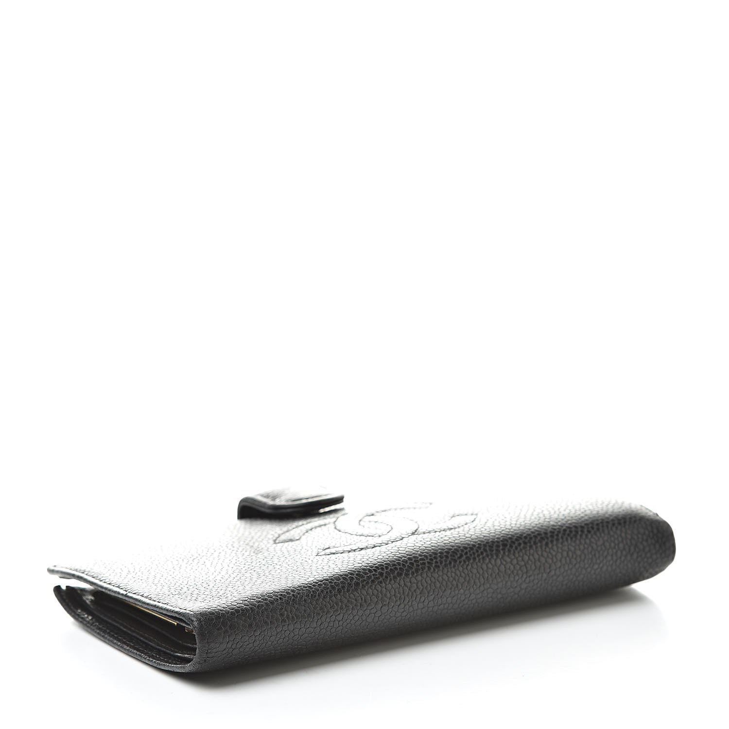 Chanel Caviar Timeless CC French Wallet Black 4 of 14