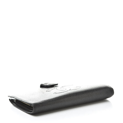 Chanel Caviar Timeless CC French Wallet Black 4 of 14