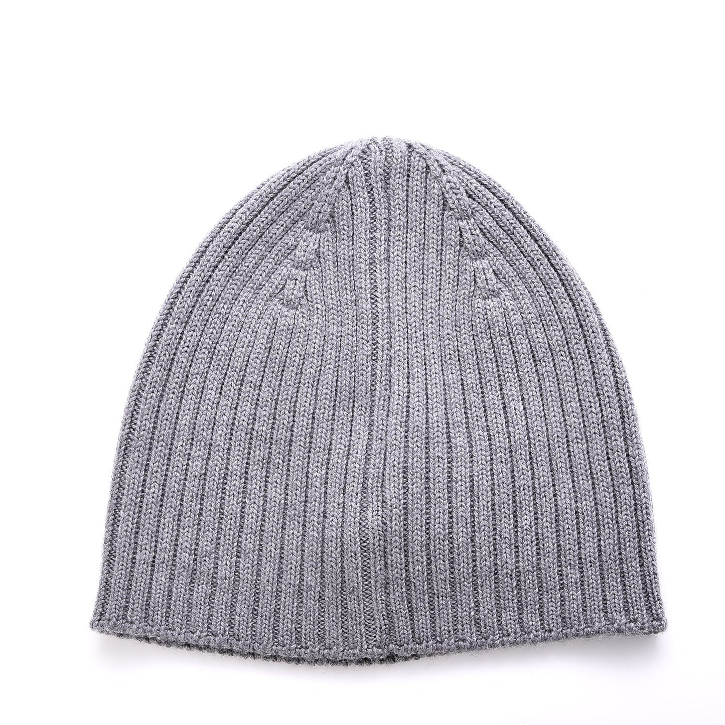 Wool Tricot Interlocking G Sirio Beanie Hat Grey