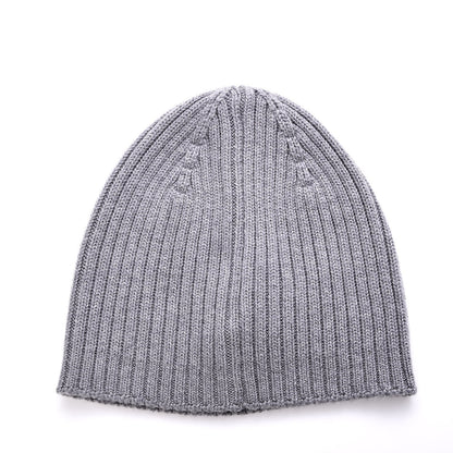 Gucci Wool Tricot Interlocking G Sirio Beanie Hat Grey 3 of 5