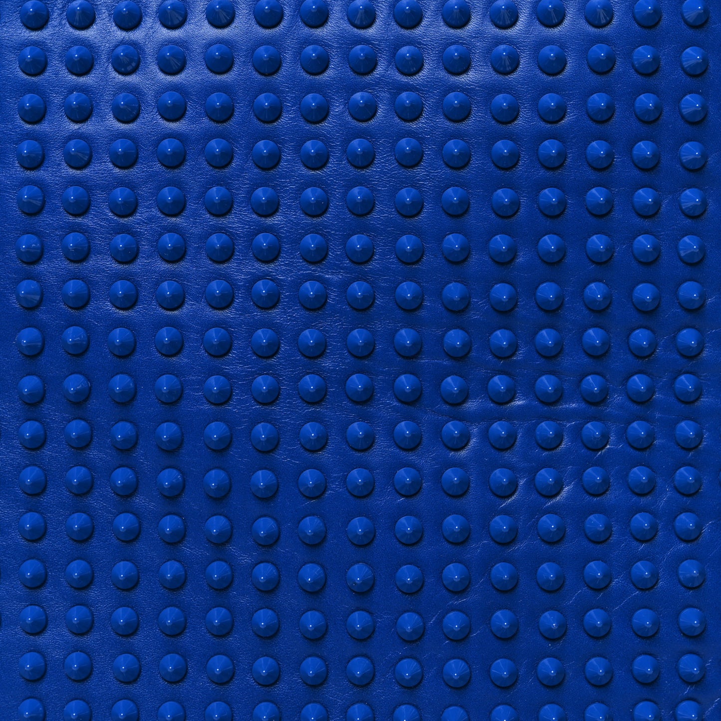 Calfskin Spiked IPad Case Blue Saphir