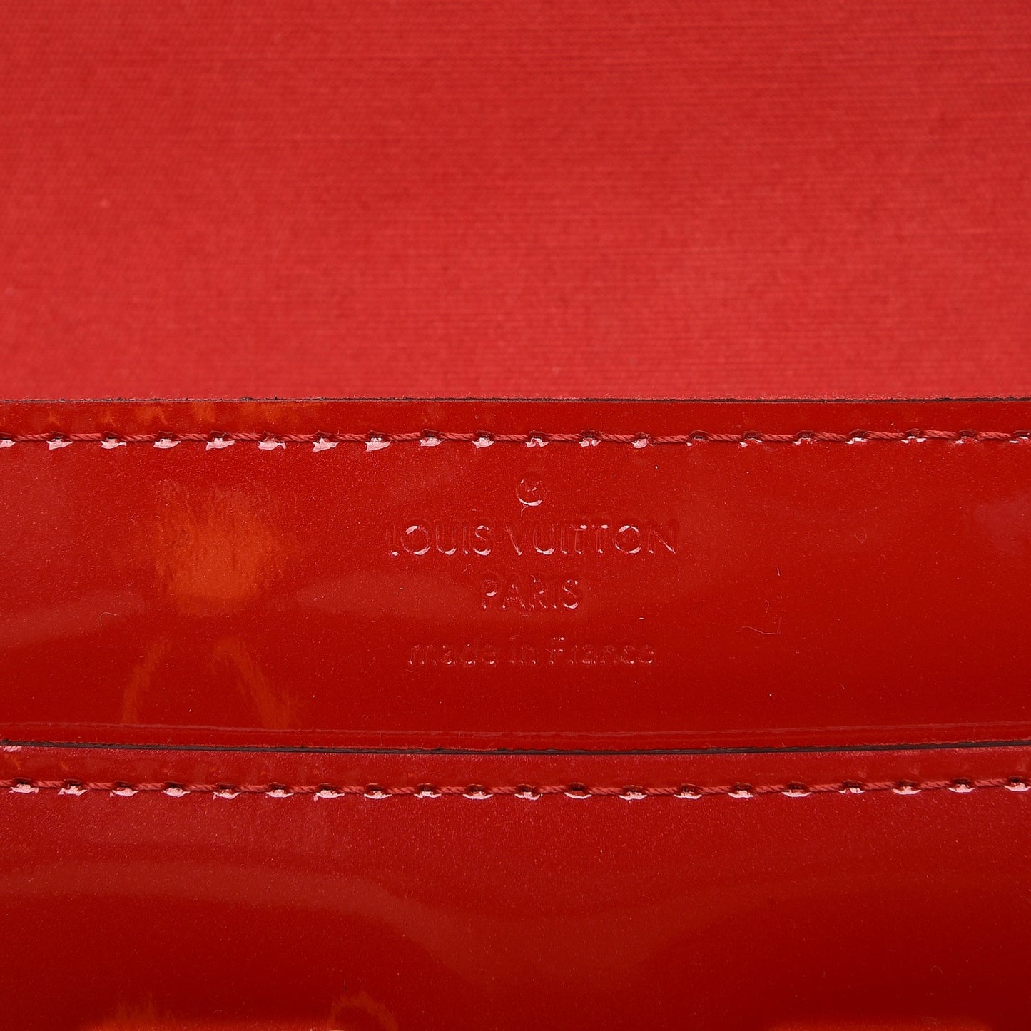 Patent Louise Clutch Cherry