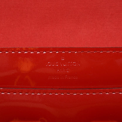 Louis Vuitton Patent Louise Clutch Cherry 6 of 7
