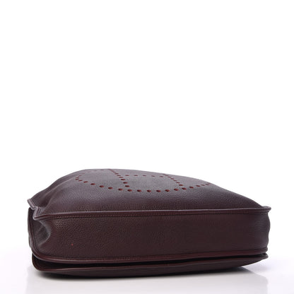 Hermes Taurillon Clemence Evelyne III GM Bordeaux 4 of 9
