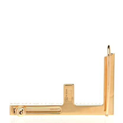 Fendi Metal Crystal First Single Earring 5 of 8