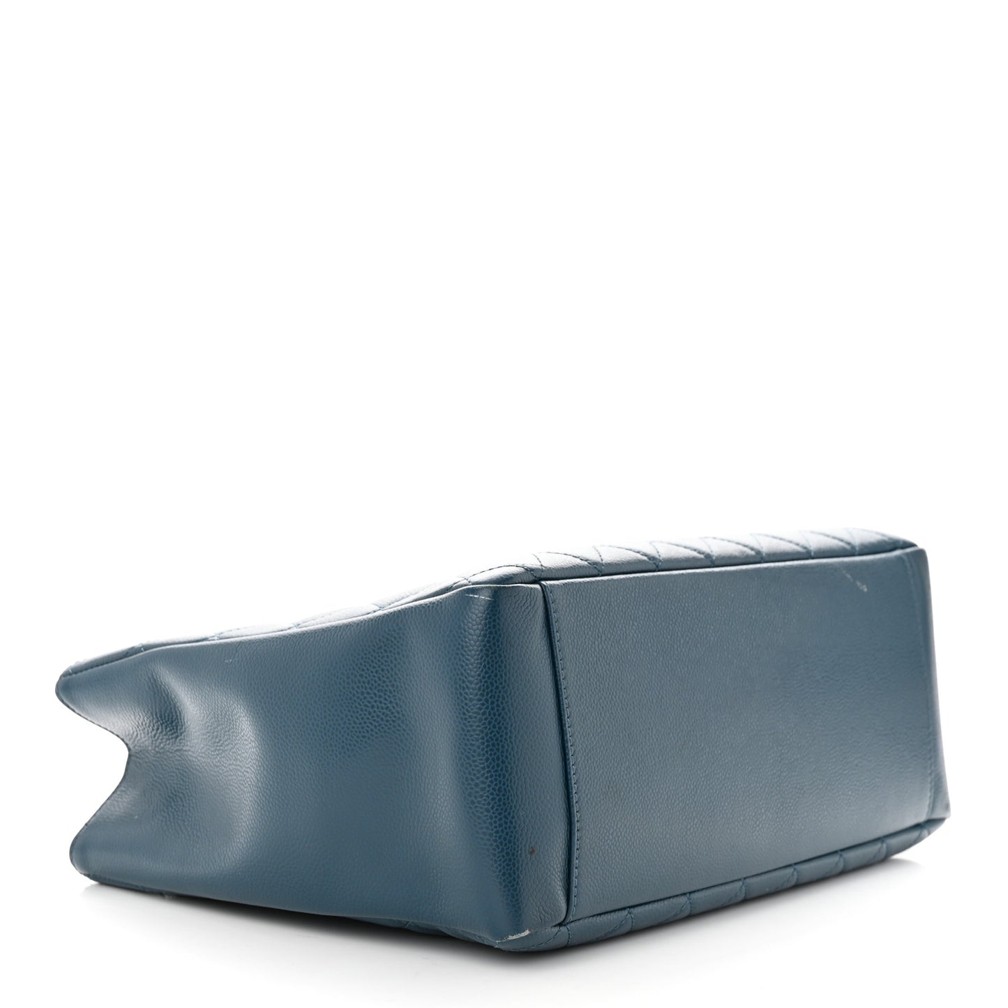 Caviar Quilted Grand Shopping Tote GST Dark Blue