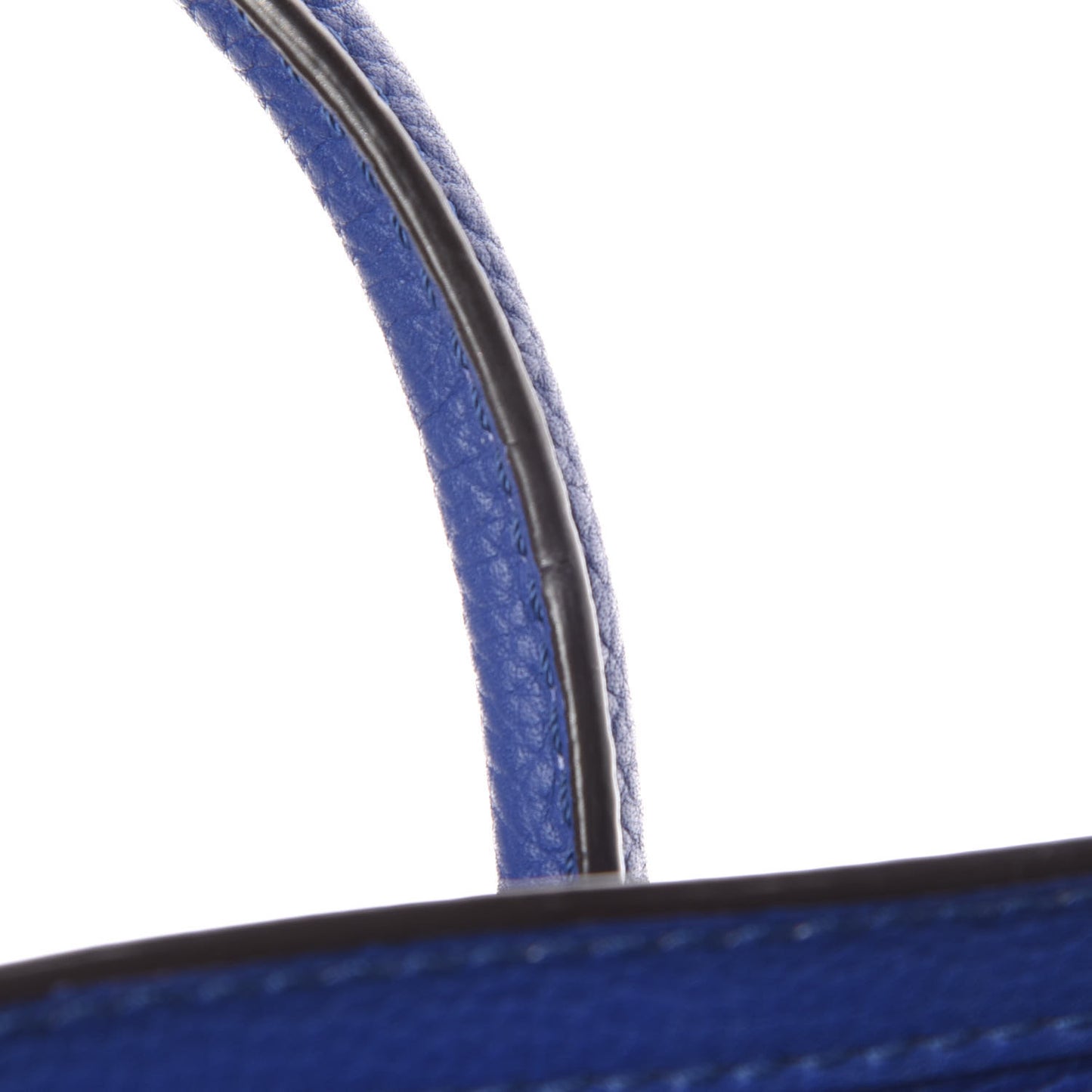 Drummed Calfskin Nano Luggage Indigo
