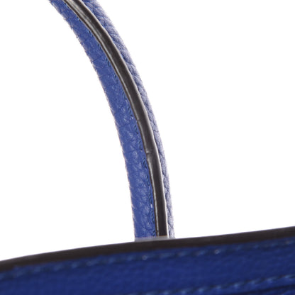 Celine Drummed Calfskin Nano Luggage Indigo 21 of 28