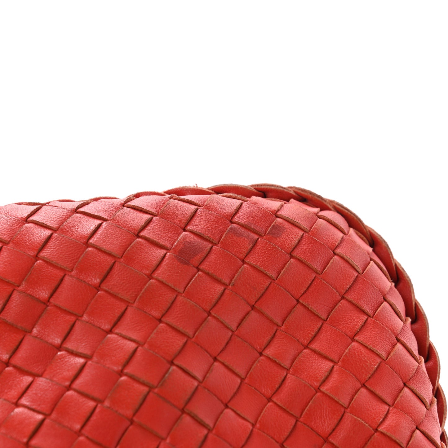 Nappa Intrecciato Large Veneta Hobo Corniola