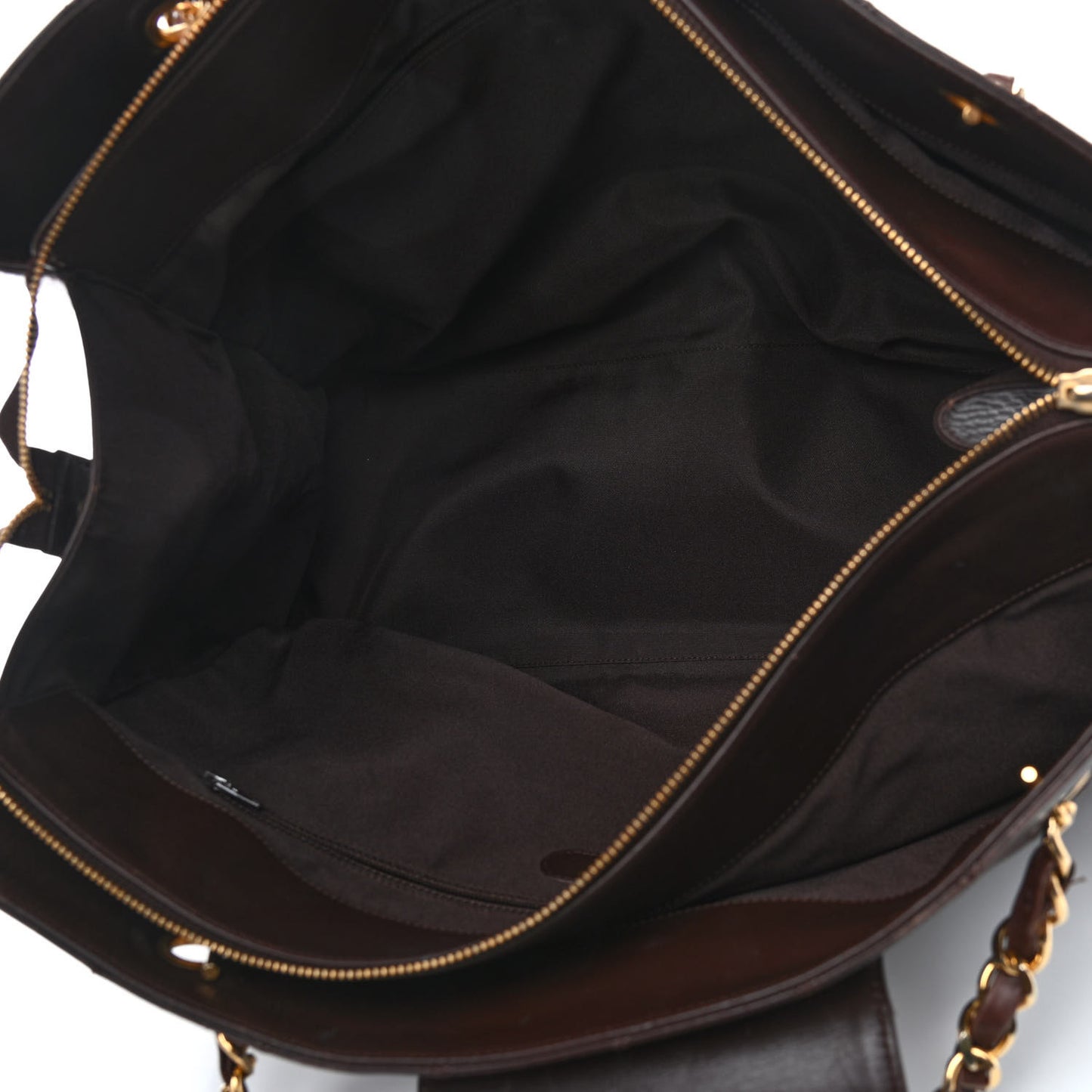 Calfskin Stitched XL Weekender Brown