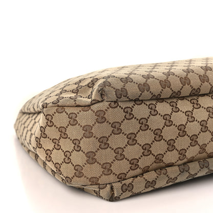 Gucci Monogram Large New Ladies Web Hobo Dark Brown 8 of 10