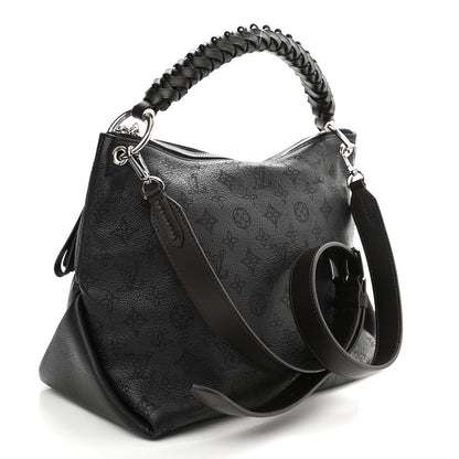 Louis Vuitton Mahina Beaubourg Hobo MM Black 3 of 9