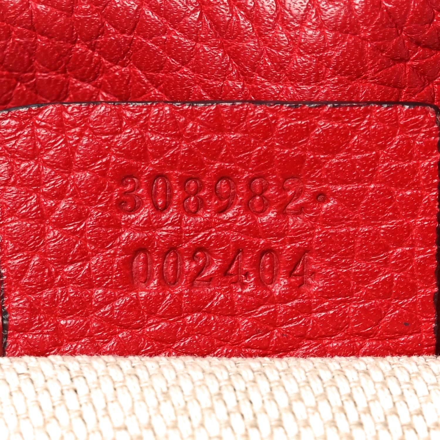 Gucci Pebbled Calfskin Medium Soho Chain Shoulder Bag Tabasco Red 7 of 10