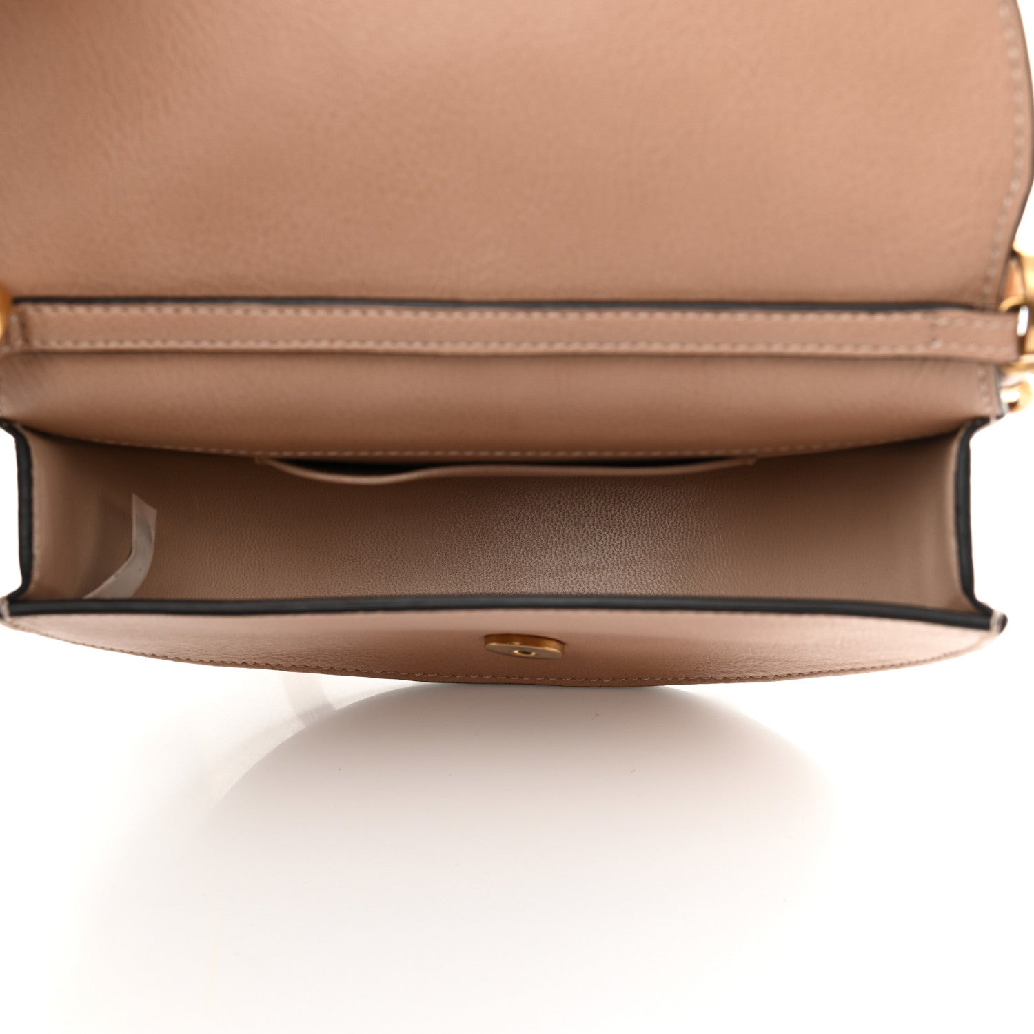 Chloe Calfskin Small Nile Bracelet Minaudiere Bag Biscotti Beige 5 of 10