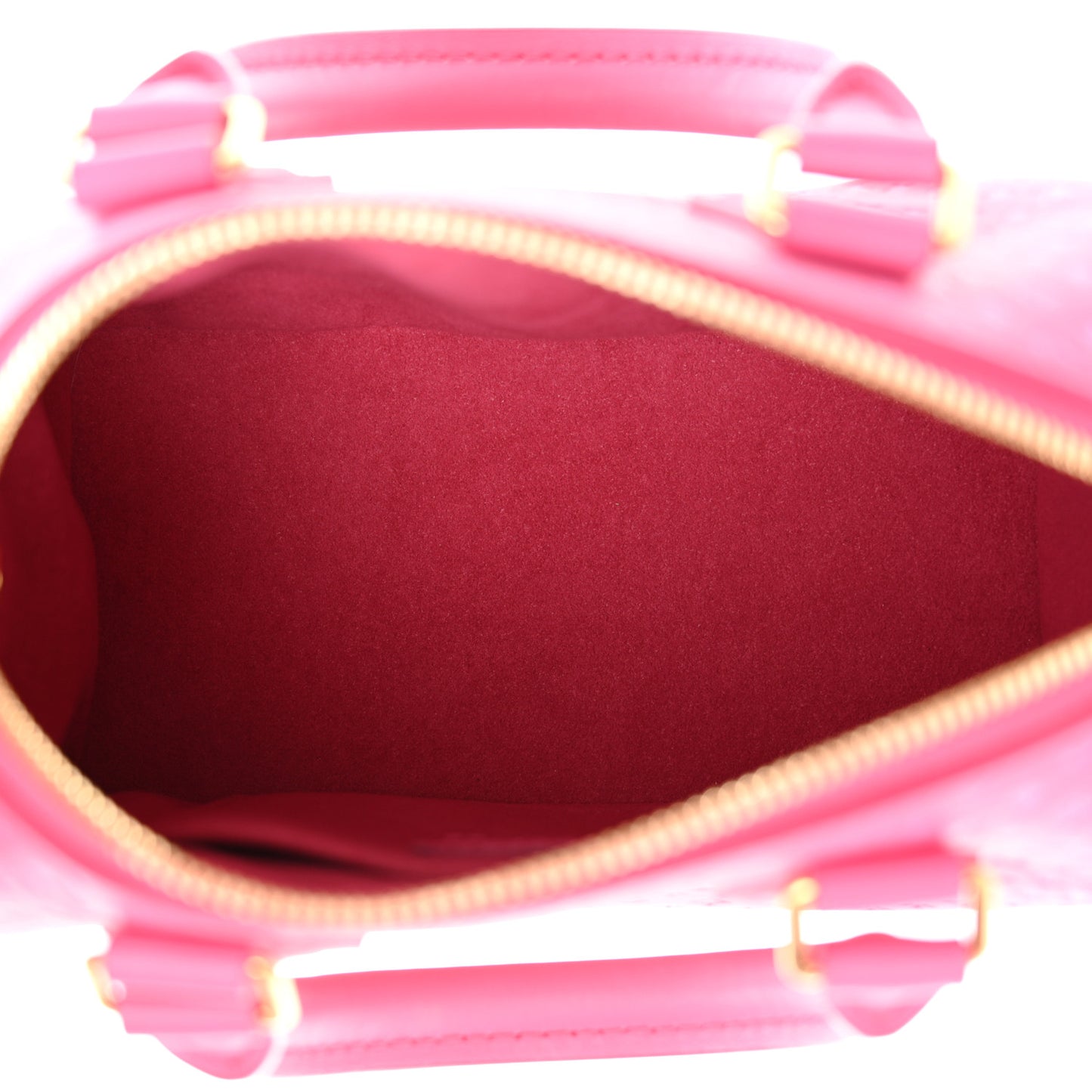 Calfskin Nanogram Embossed Speedy Bandouliere 20 Rose