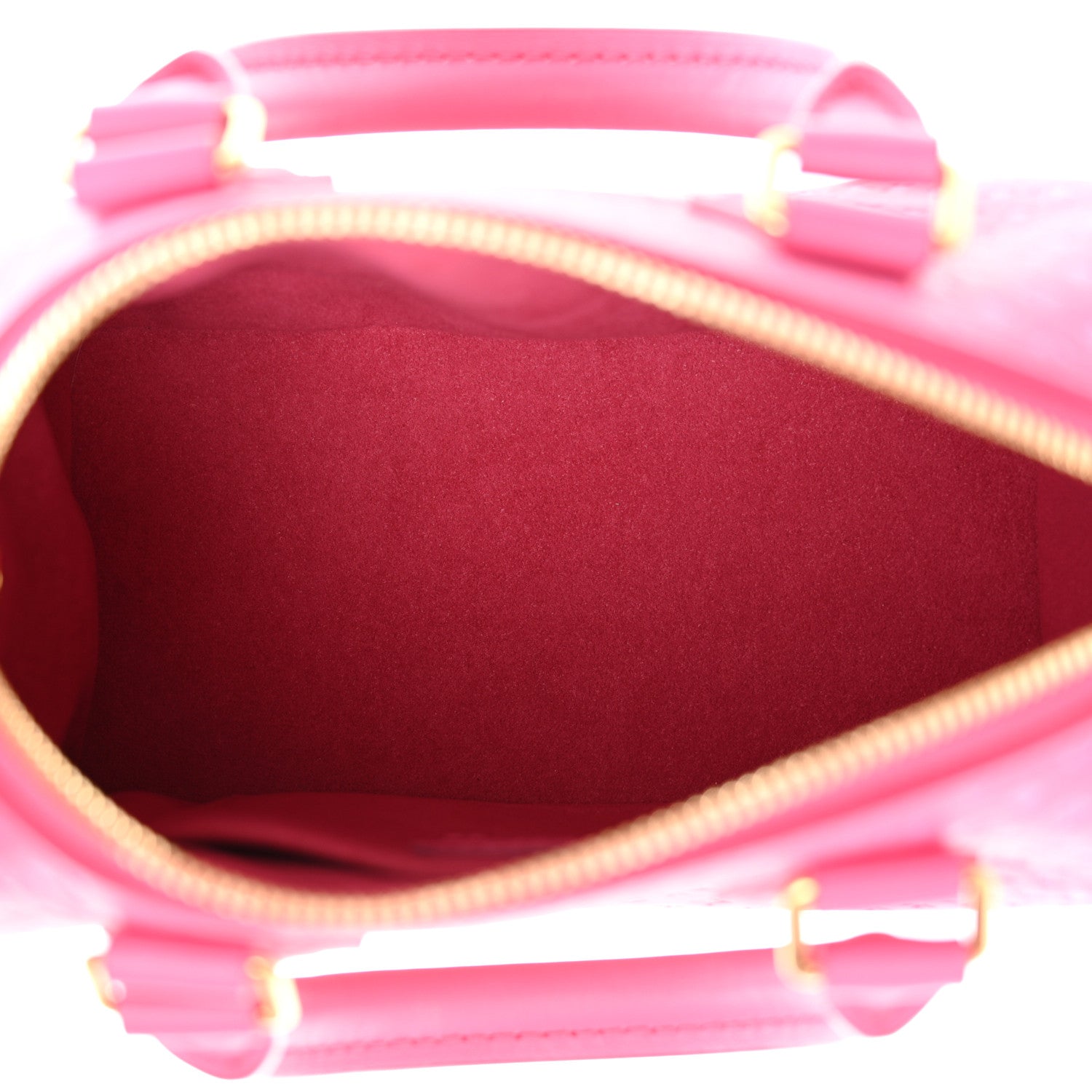 Louis Vuitton Calfskin Nanogram Embossed Speedy Bandouliere 20 Rose 5 of 10