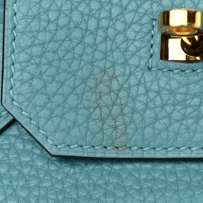 Hermes Taurillon Clemence Birkin 35 Bleu Saint Cyr 11 of 12