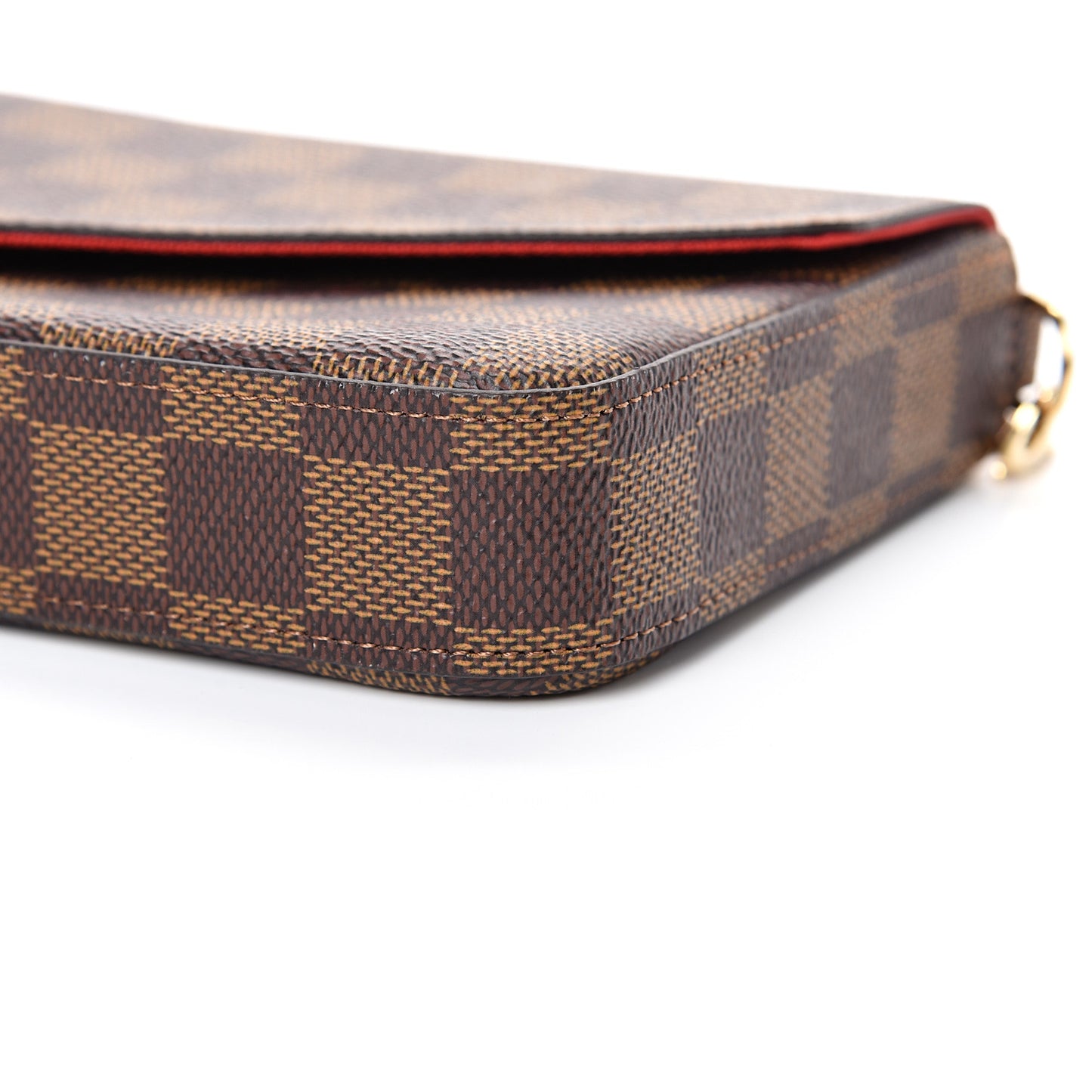 Damier Ebene Pochette Felicie Chain Wallet