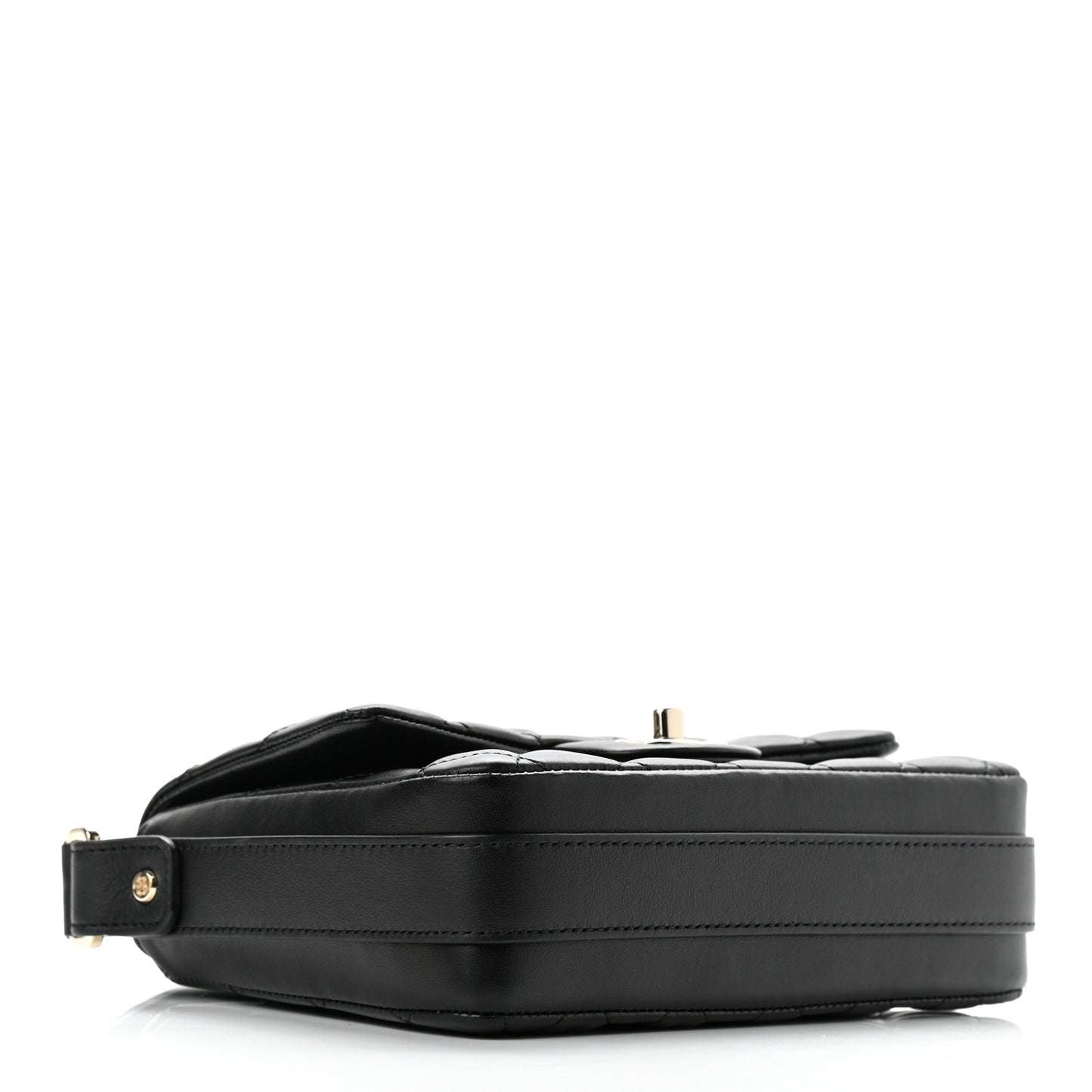 Calfskin Quilted Bolero De Chanel Flap Bag Black