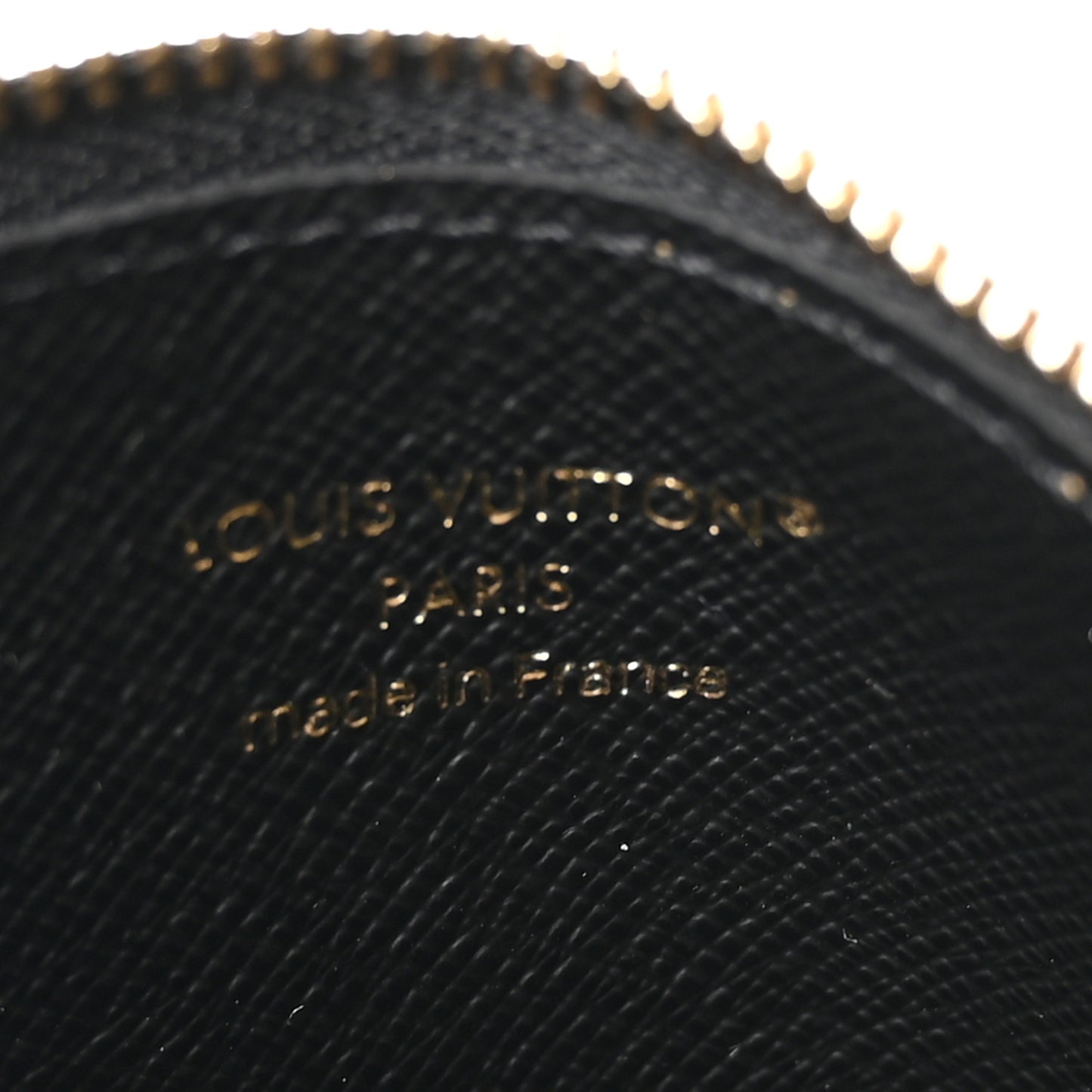 Reverse Monogram Zipped Romy Card Holder