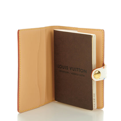 Louis Vuitton Monogram Multicolor Carnet de Bal Mini Agenda Cover White 5 of 7