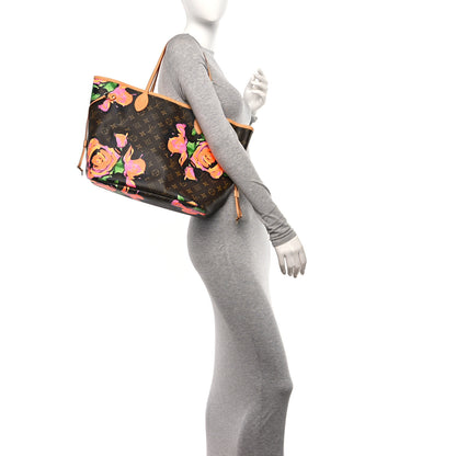 Louis Vuitton Monogram Roses Neverfull MM 2 of 10