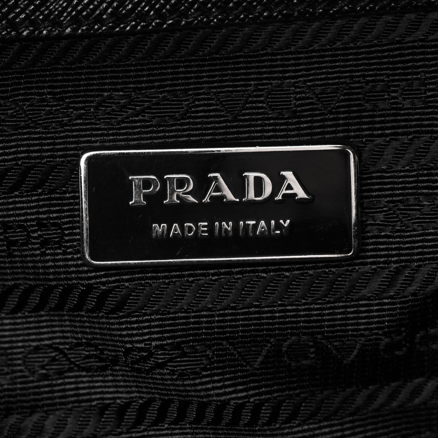 Prada Saffiano Travel Briefcase Black 6 of 9