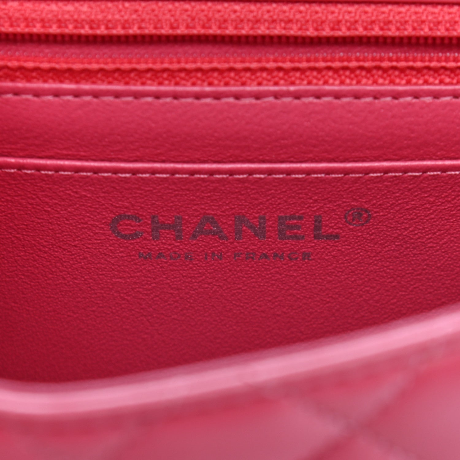 Chanel Lambskin Quilted Mini Square Flap Pink 6 of 9