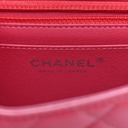 Chanel Lambskin Quilted Mini Square Flap Pink 6 of 9
