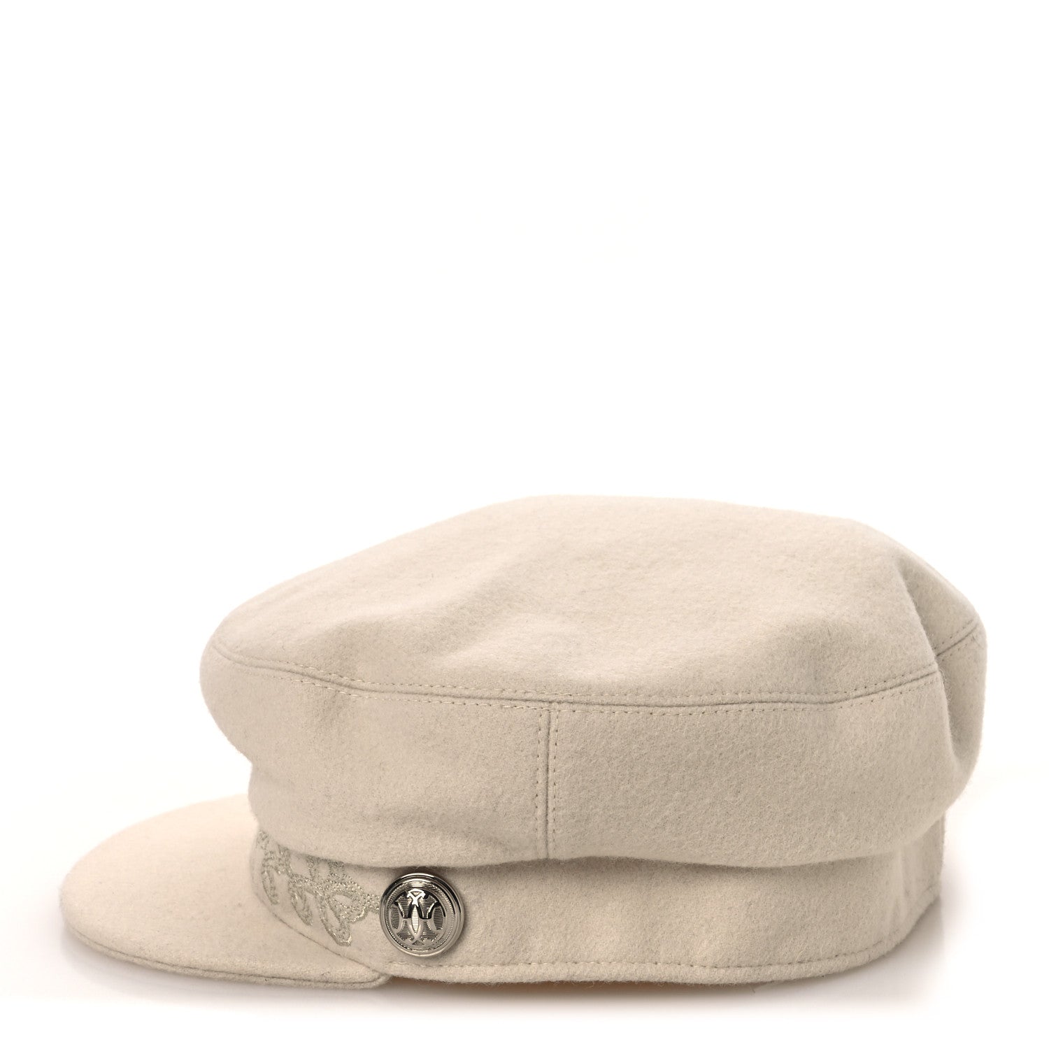 Hermes Wool Flannel Cabourg En Finesse Cap 58 4 of 10