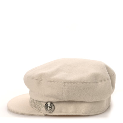 Hermes Wool Flannel Cabourg En Finesse Cap 58 4 of 10