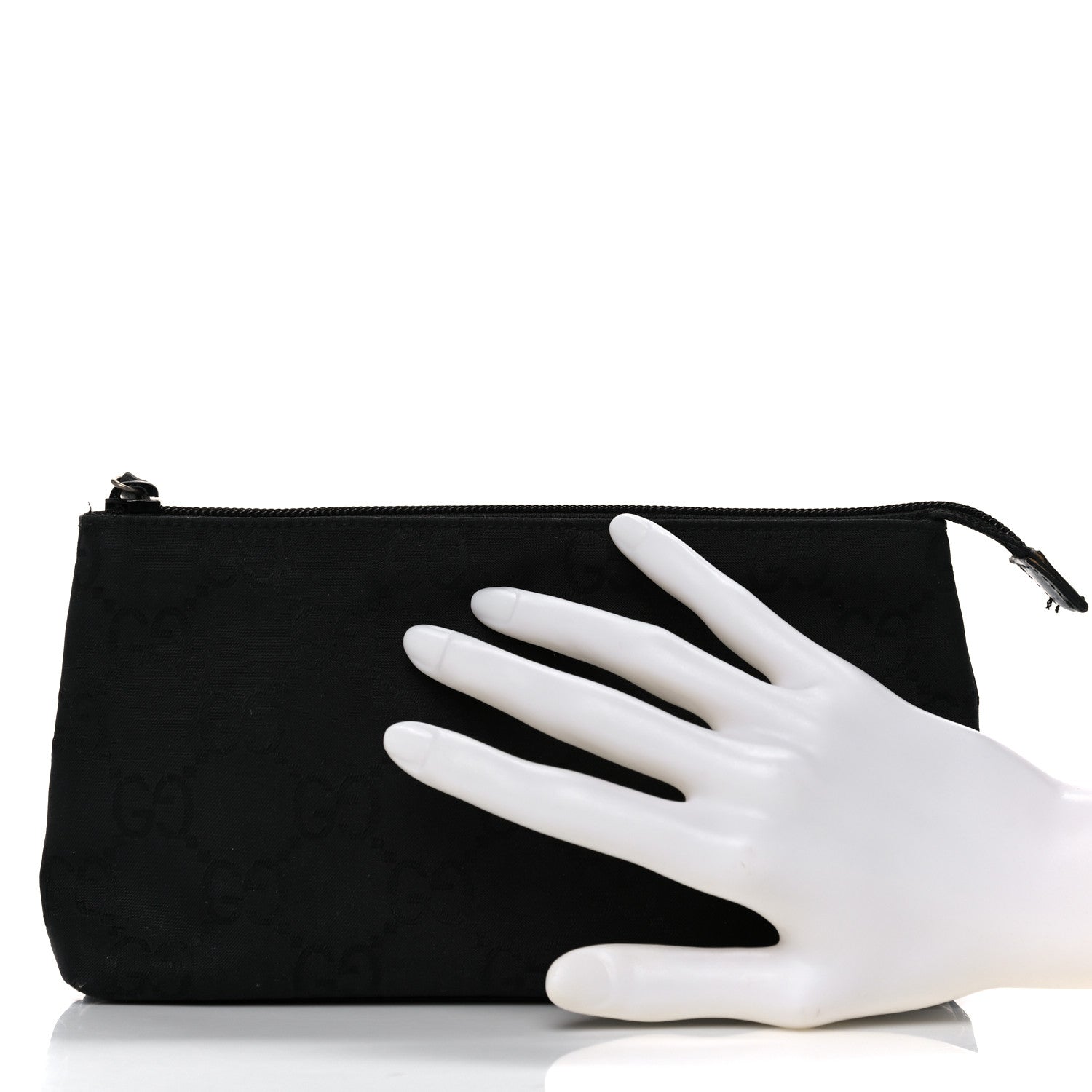 Gucci Nylon Monogram Cosmetic Pouch Black 2 of 18