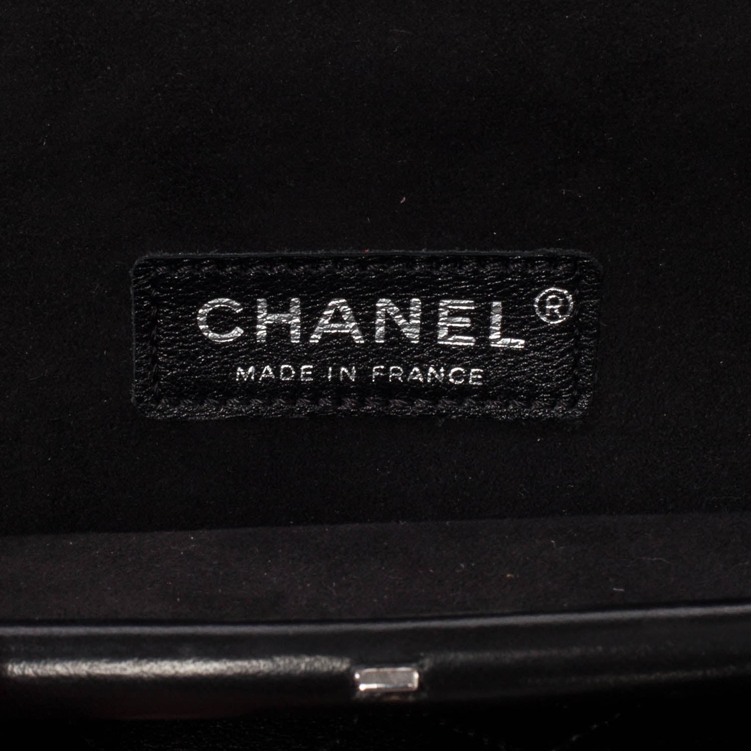 Chanel Lambskin Quilted Clutch Black 7 of 9