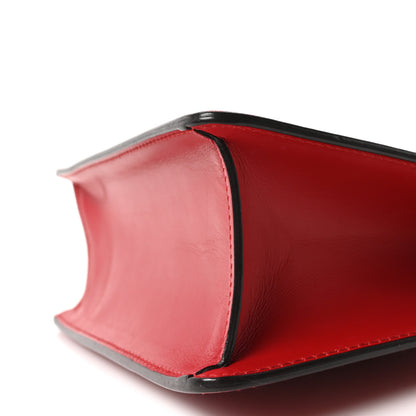 Gucci Calfskin Mini Sylvie Top Handle Bag Hibiscus Red 9 of 9