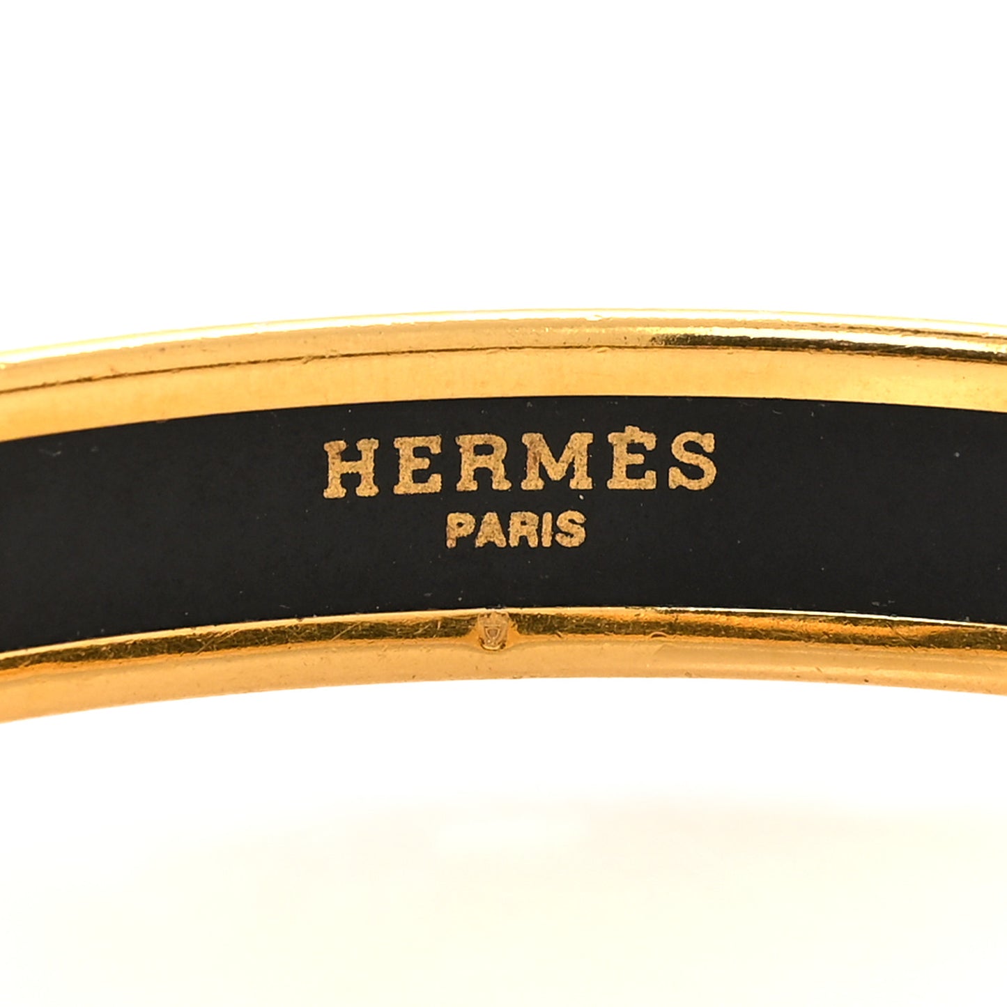 Enamel Printed Narrow Grand Apparat Bracelet 70 Rouge