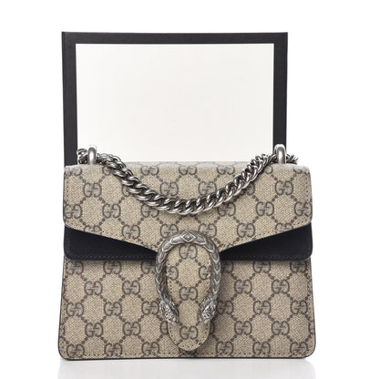 Gucci GG Supreme Monogram Mini Dionysus Shoulder Bag Black 12 of 12