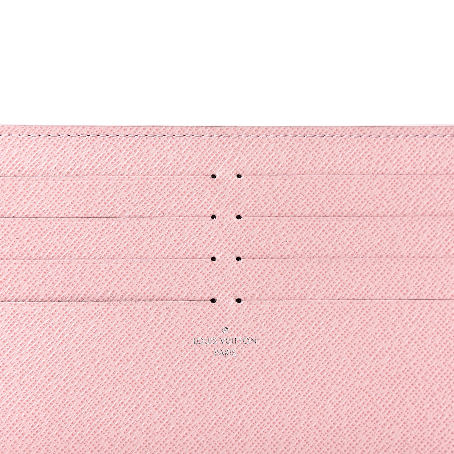 Calfskin Felicie Card Holder Insert Rose Ballerine
