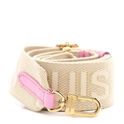 Louis Vuitton Monogram Utility Crossbody Bandouliere Shoulder Strap Beige Pink 1 of 4
