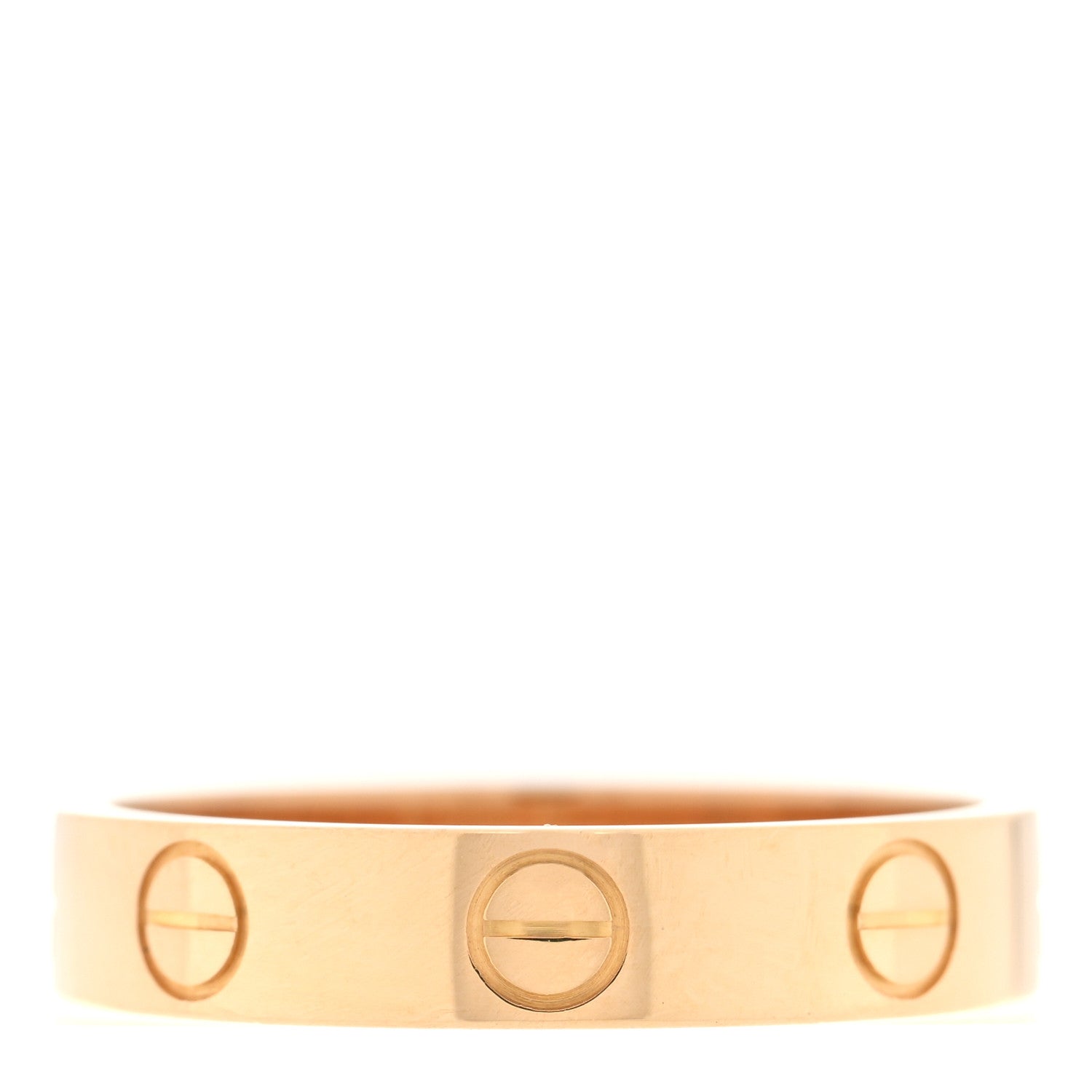 Cartier 18K Yellow Gold 3.5mm LOVE Wedding Band Ring 50 5.25 3 of 4