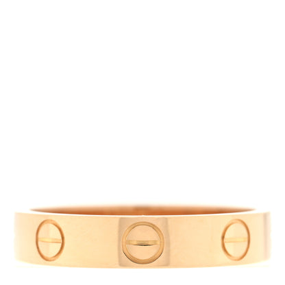Cartier 18K Yellow Gold 3.5mm LOVE Wedding Band Ring 50 5.25 3 of 4