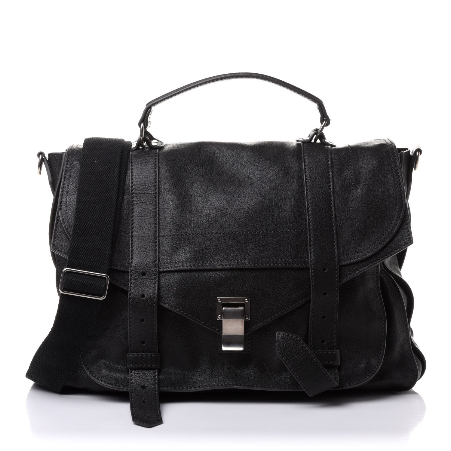 Proenza Schouler Lambskin Medium PS1 Satchel Black 1 of 10