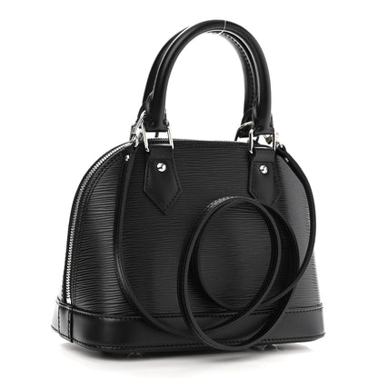 Louis Vuitton Epi Alma BB Black 3 of 9