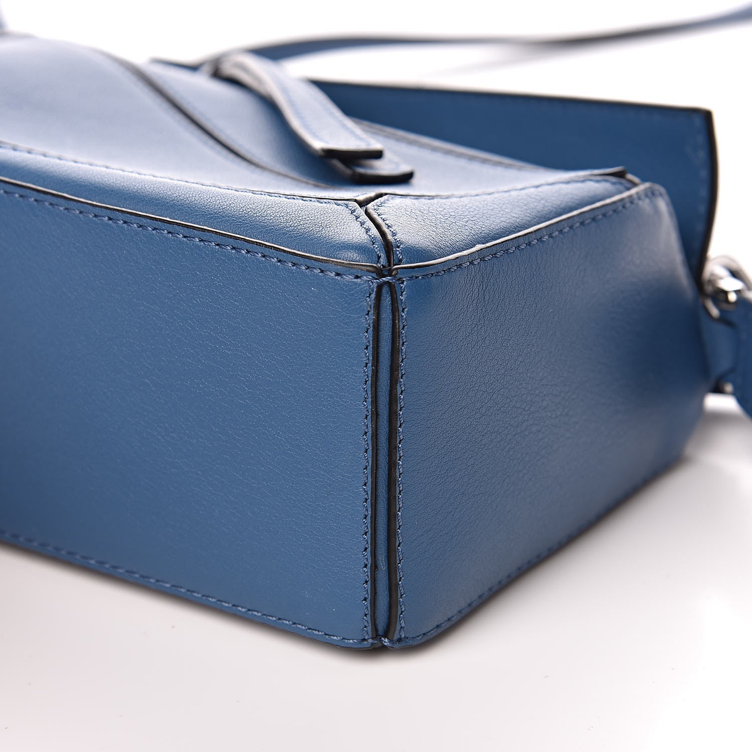 Loewe Calfskin Mini Puzzle Bag Blue 8 of 9