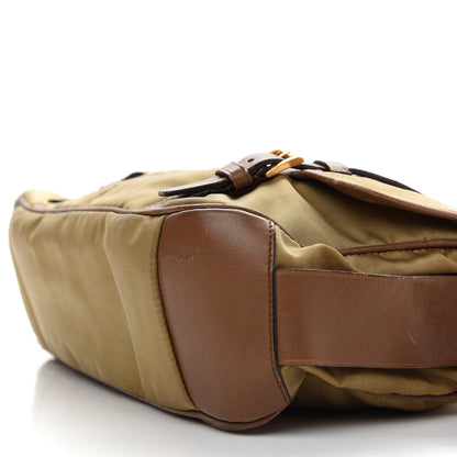 Prada Tessuto Nylon Messenger Bag Tabacco 8 of 14