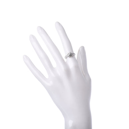 Van Cleef & Arpels 18K White Gold Diamond Arno Ring 49 4.75 2 of 5