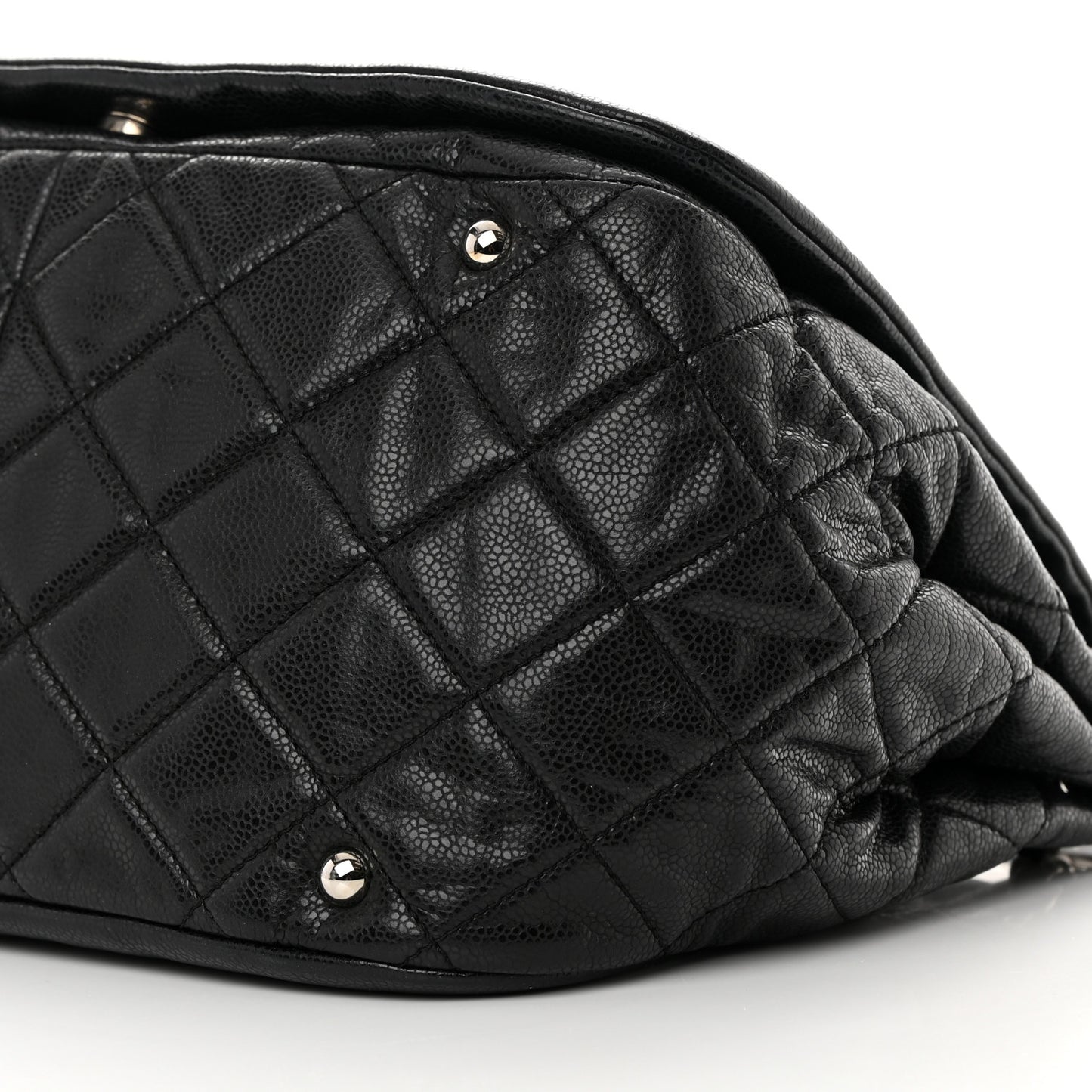 Caviar Timeless CC Accordion Flap Black