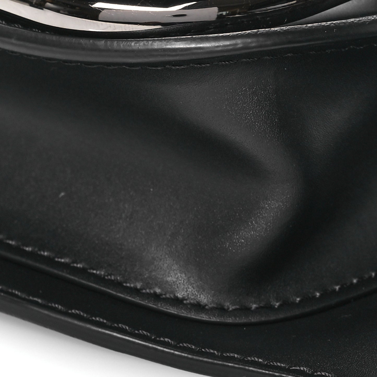 Calfskin Supervee Belt Bag Black