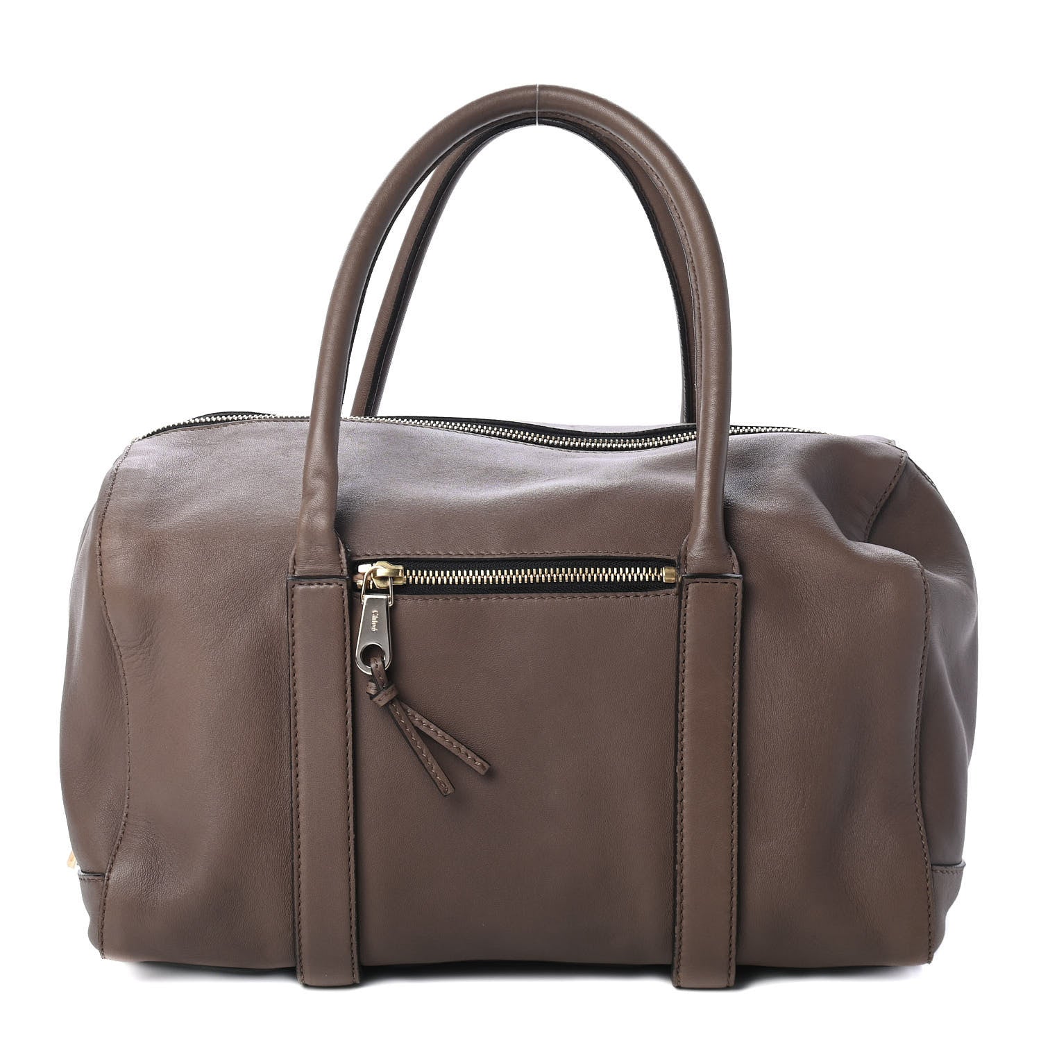 Chloe Lambskin Large Madeleine Duffel Smoke 1 of 4