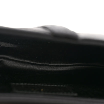 Christian Dior Satin Crystal Mini Saddle Bag Black 5 of 14