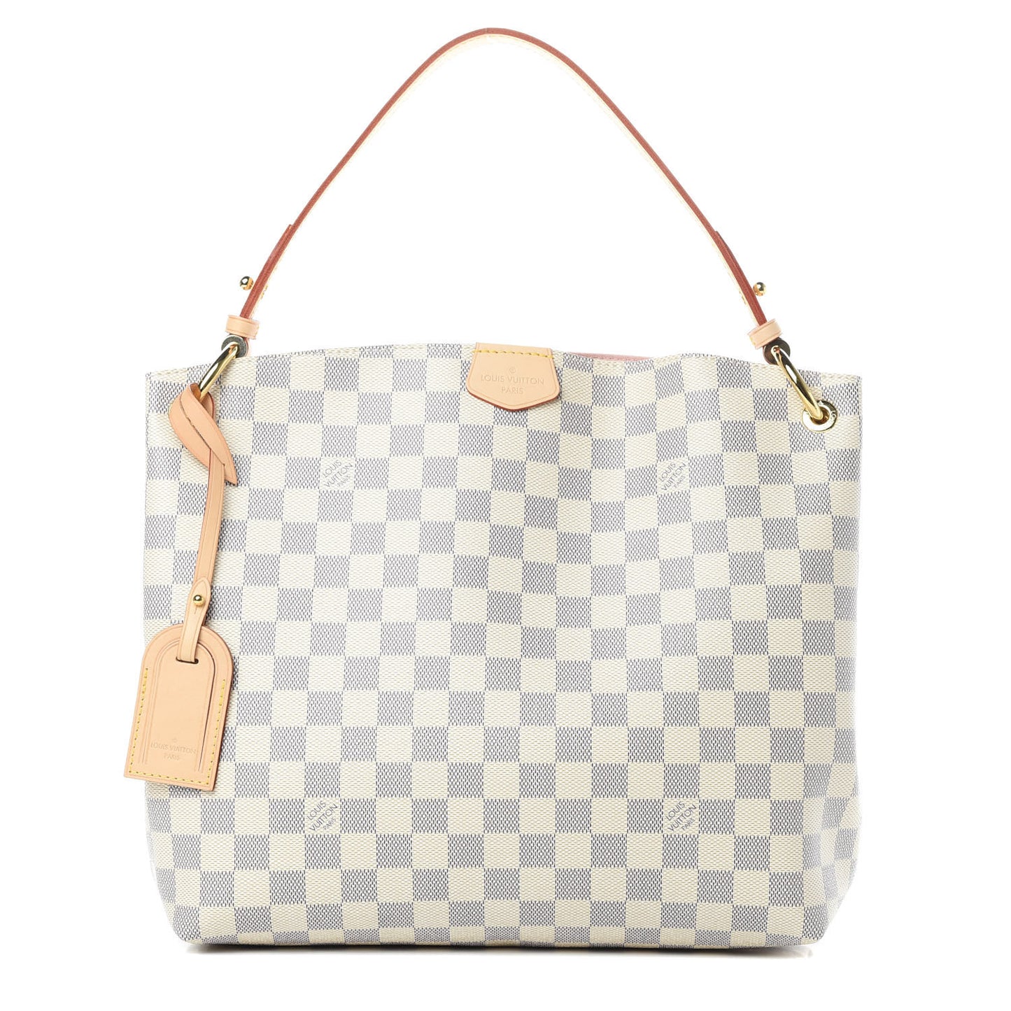 Damier Azur Graceful PM Rose Ballerine